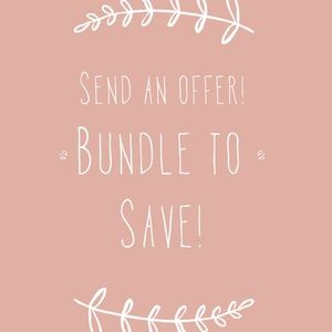 Send me an offer!! Bundle and save $$